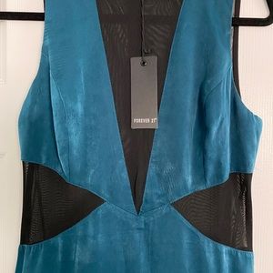 F orever 21 Dress - Sheer Open Back & Front Cutouts